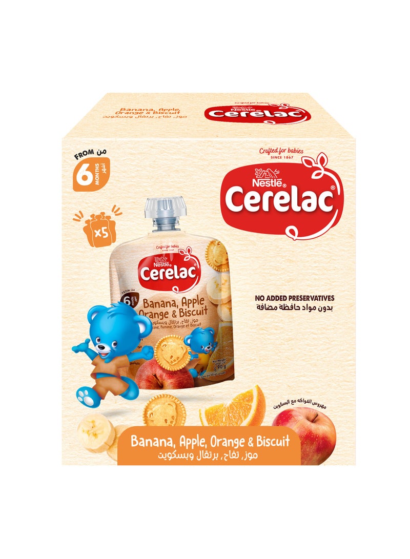 Cerelac Banana Apple Orange Biscuit Puree - Image 2
